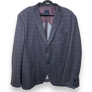 Daniel Hechter NWOT Purple Hue Plaid Sport Coat Blazer  Size 2X